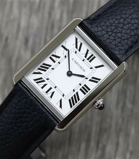 cartier tank solo watch small|cartier tank solo large quartz.